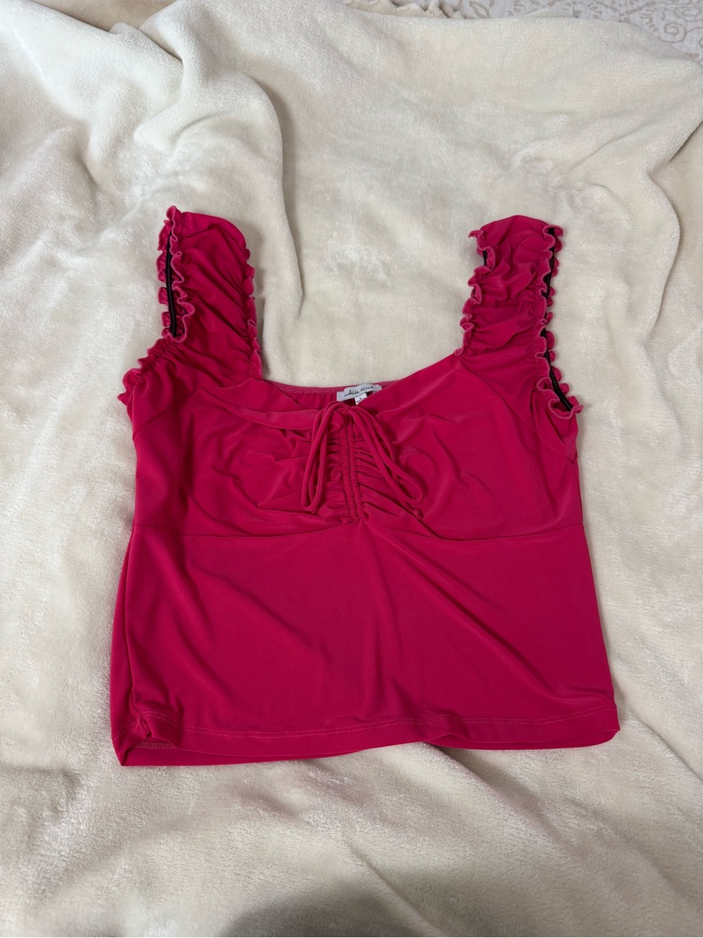 fuchsia tank top